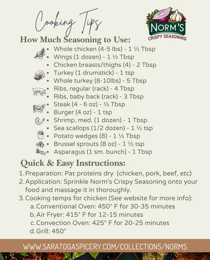 Norm's Crispy Seasoning - Garden Herb Blend